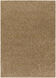 Deluxe Shag 36 X 24 inch Brick Rug, Rectangle