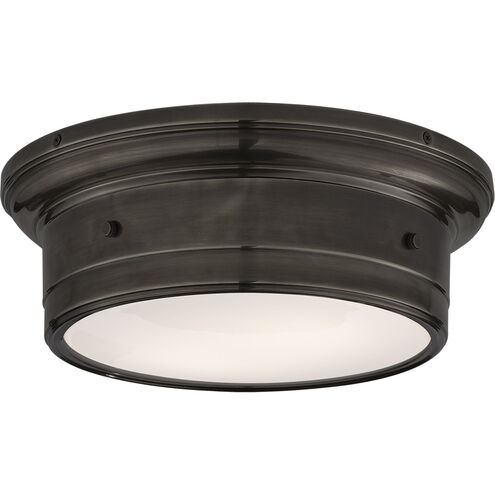 Siena2 2 Light 11.75 inch Bronze Flush Mount Ceiling Light, Small