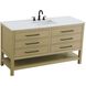 Karson 60 X 34 inch Honey Brown Bathroom Vanity Cabinet