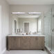 Rail LED 24 inch Satin Nickel Bath Vanity Wall Light