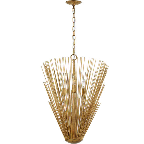 AH by Alexa Hampton Helios 6 Light 19 inch Antique Gild Pendant Ceiling Light