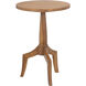 Atomic Teak 29 X 20 inch Clear Coat Semi-Gloss Accent Table
