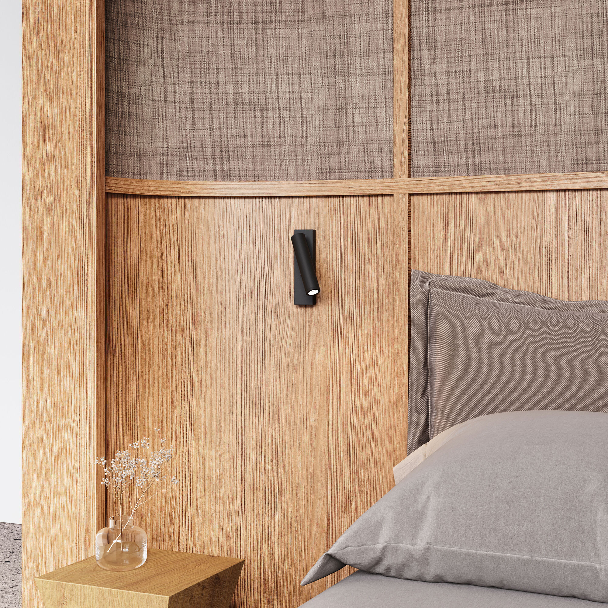 Haim LED 1.5 inch Textured Black ADA Wall Sconce Wall Light