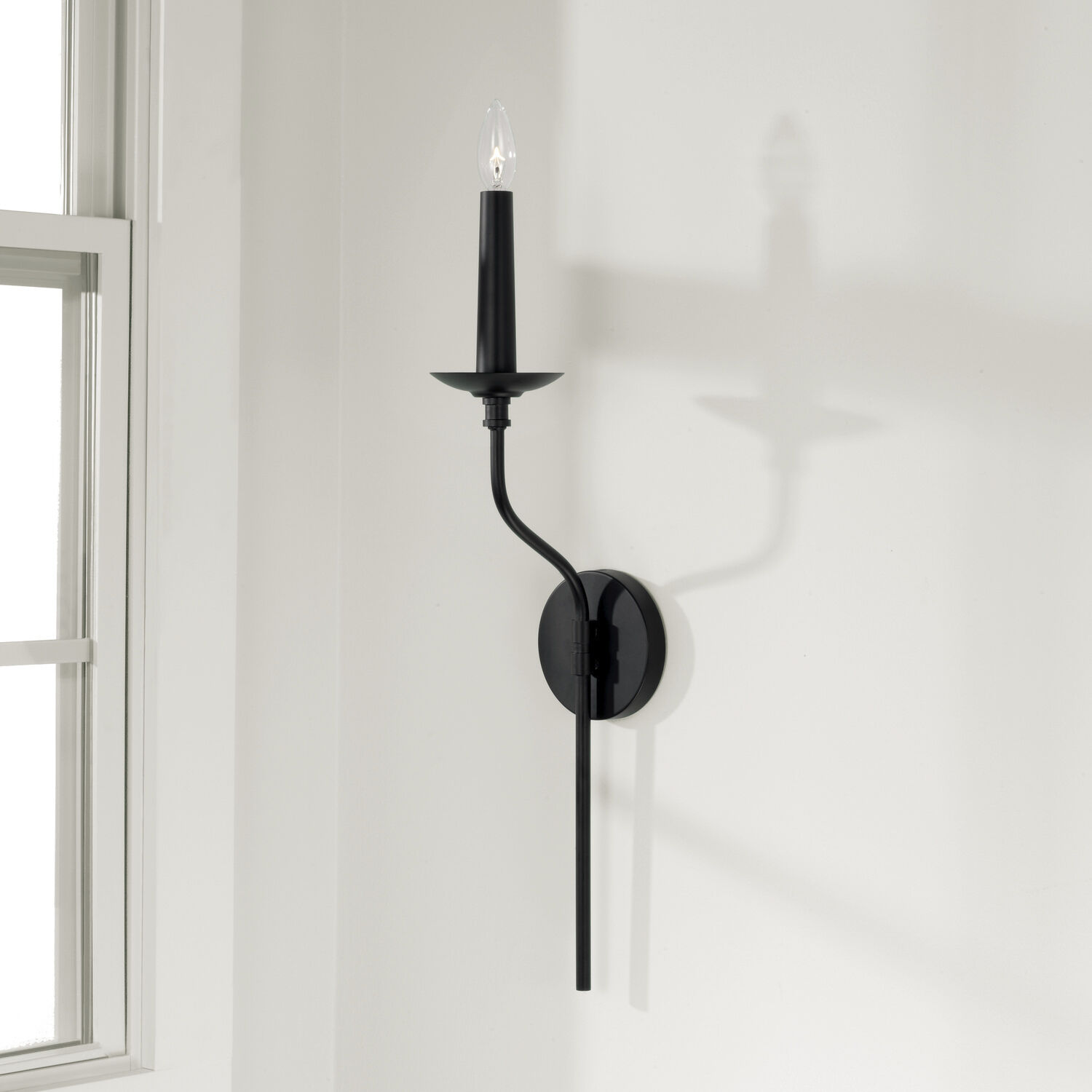 Wilder 1 Light 5 inch Matte Black Sconce Wall Light
