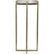 Soho 26.5 X 11 inch Antique Brass Side Table
