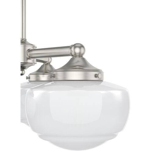Saddle Creek 3 Light 20 inch Brushed Nickel Convertible Chandelier Ceiling Light