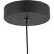 Alora Mood Arden LED 6 inch Matte Black/Opal Glass Pendant Ceiling Light