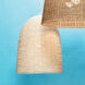 Waterfront 1 Light 19 inch Natural Pendant Ceiling Light