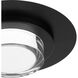 Plate LED 12 inch Sand Black Outdoor Flush Mount