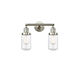 Franklin Restoration Dover LED 14 inch Brushed Satin Nickel Bath Vanity Light Wall Light in Clear Glass, Franklin Restoration