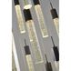 Canada 15 Light 23.6 inch Black Chandelier Ceiling Light in Black and Gold