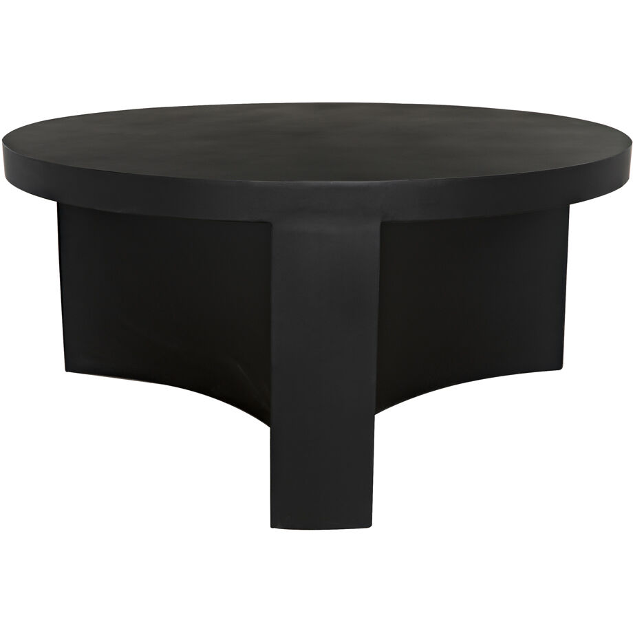 Steward 36 X 36 inch Matte Black Coffee Table, B