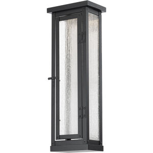 Eliot LED 20 inch Black Outdoor Wall Light, dweLED