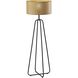 Colton 58 inch 100.00 watt Antique Bronze Floor Lamp Portable Light