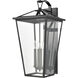 Main Street 4 Light 28 inch Black Outdoor Wall Sconce