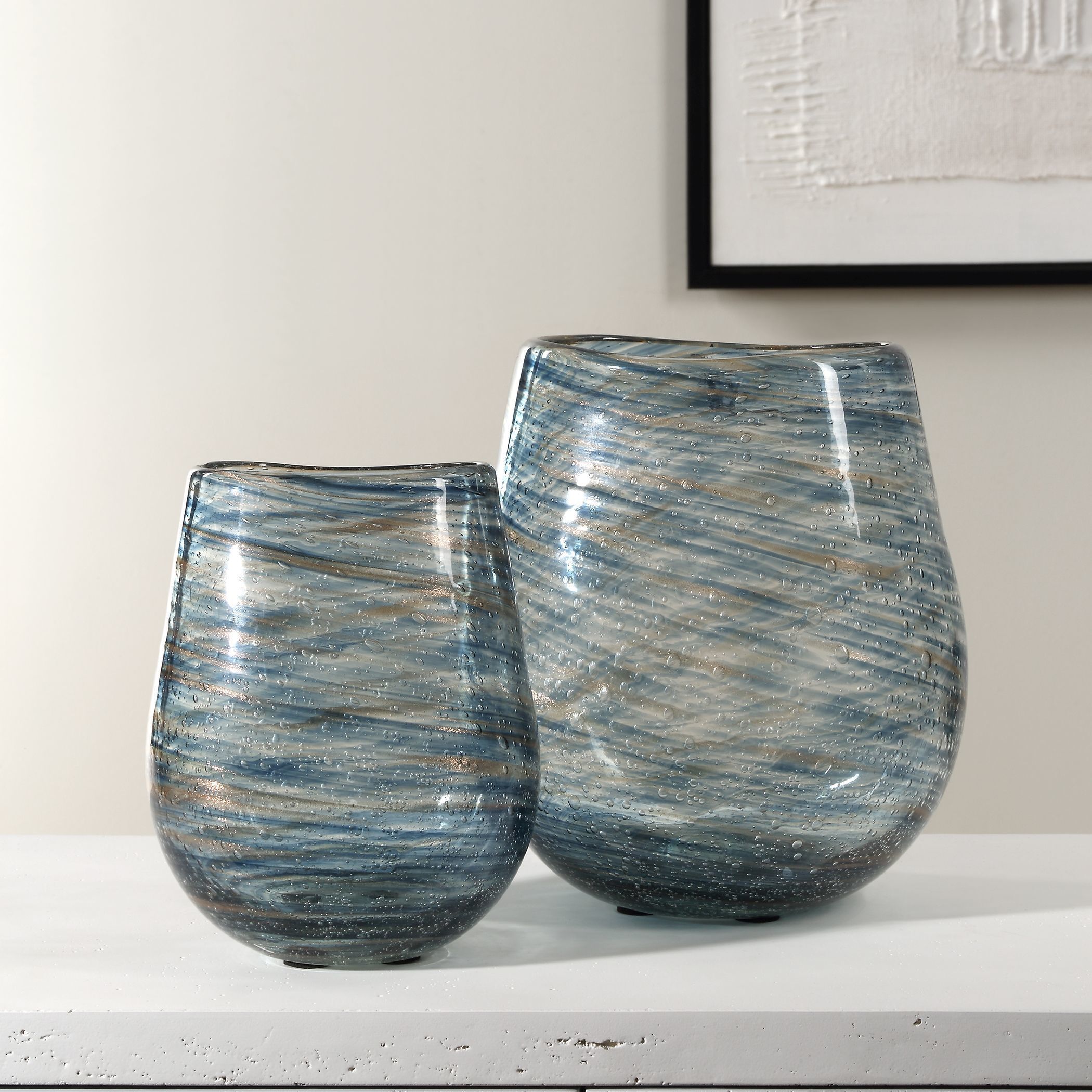 Aurora 9.25 X 6.5 inch Vases, Set of 2