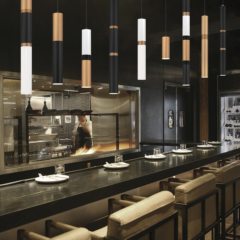 Neptune LED 3 inch Gold Mini Pendant Ceiling Light