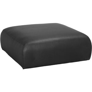 Augustus Santosa Matte Black Modular Sofa, Ottoman