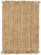 Chunky Naturals 120 X 30 inch Light Brown Rug in 2.5 X 10, Runner
