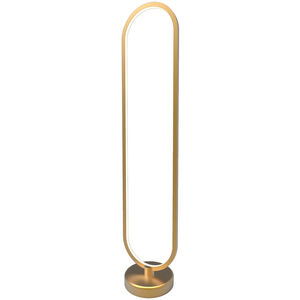 Perigee AC LED 55 inch Brass Floor Lamp Portable Light
