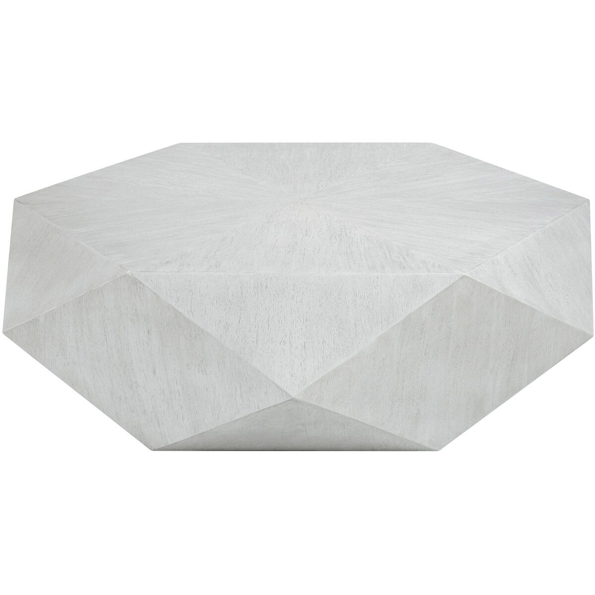 Volker 50 X 14 inch Fresh White Ceruse Coffee Table