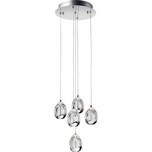 Lavinia LED 12.25 inch Chrome Cluster Pendant Ceiling Light