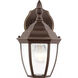 Bakersville 1 Light 11 inch Antique Bronze Outdoor Wall Lantern, Small