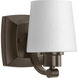 Glance 1 Light 5.38 inch Antique Bronze Bath Vanity Wall Light, Design Series
