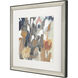 Florals Collection Blue Framed Art