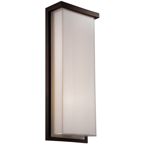 Ledge LED 20 inch Bronze Outdoor Wall Light in 3500K, 20in. 