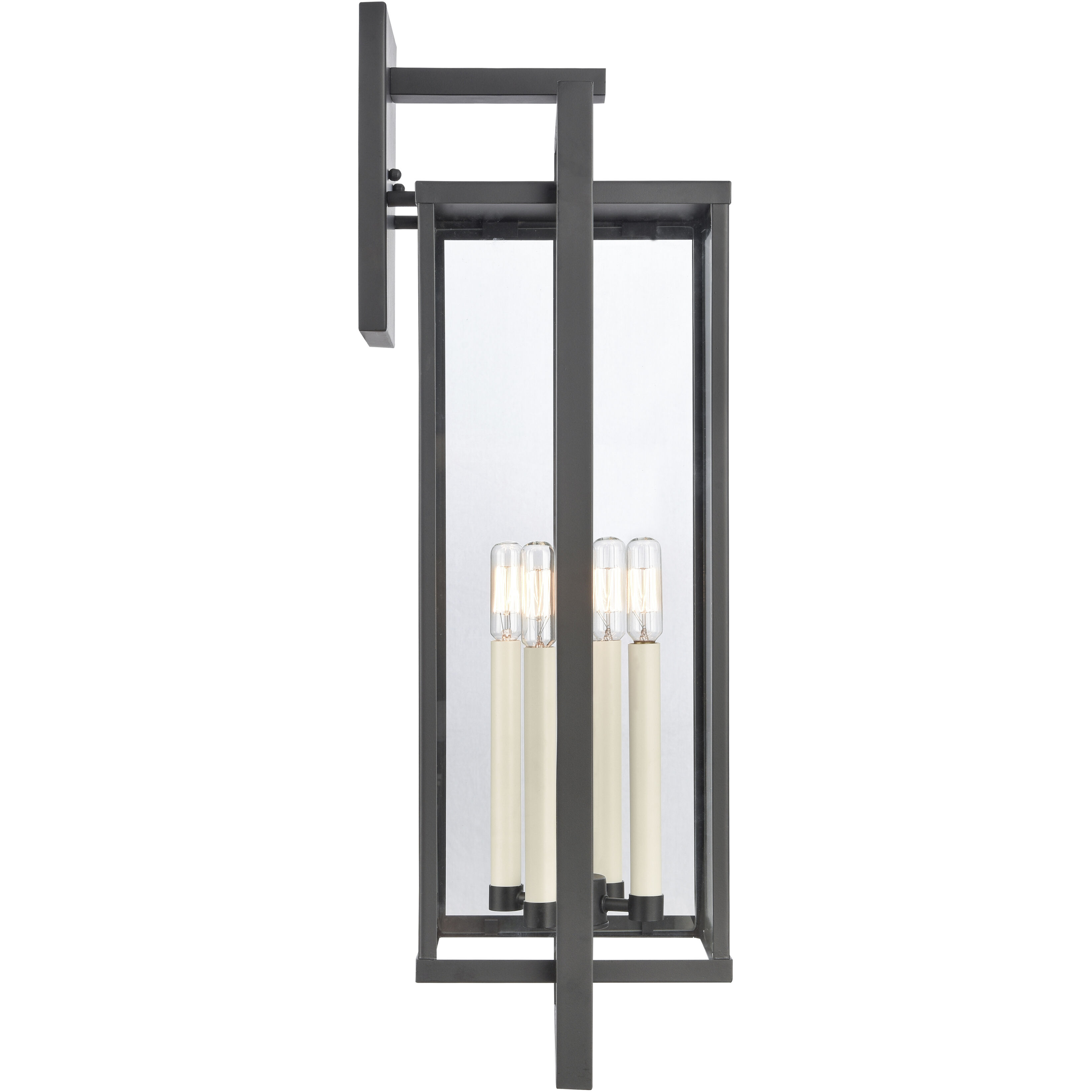 Gladwyn 4 Light 30 inch Matte Black Outdoor Sconce