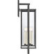 Gladwyn 4 Light 30 inch Matte Black Outdoor Sconce