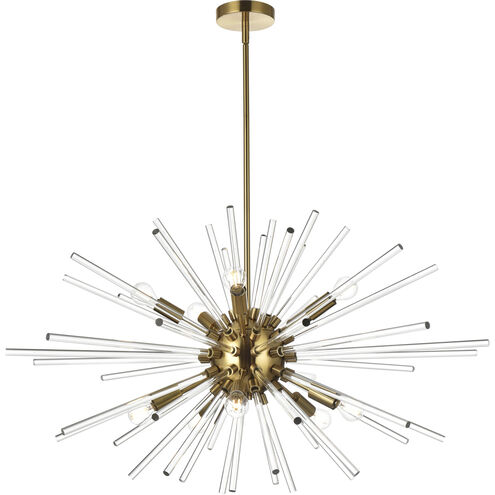 Sienna 10 Light 36 inch Gold Pendant Ceiling Light
