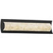 Alabaster Rocks LED 21.5 inch Matte Black Vanity Light Wall Light
