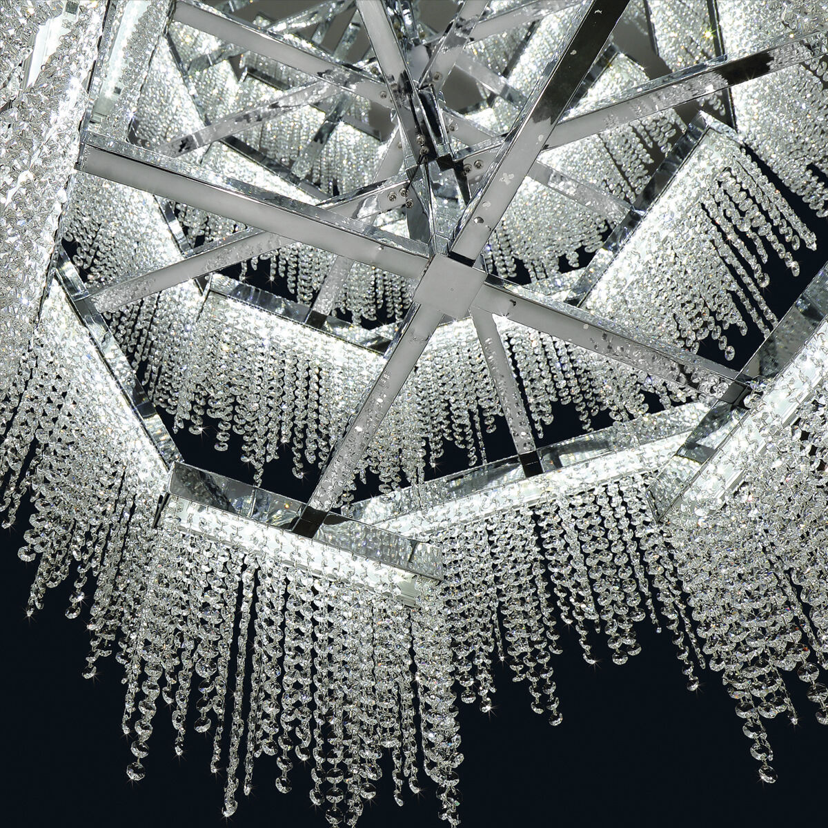 Rossi LED 2 inch Chrome Pendant Ceiling Light