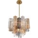 Addis 4 Light 17.75 inch Aged Brass Chandelier Ceiling Light in Autumn