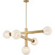 Narra 5 Light 47 inch Legacy Brass Chandelier Ceiling Light