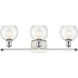 Ballston Athens LED 26 inch White and Polished Chrome Bath Vanity Light Wall Light in Clear Glass