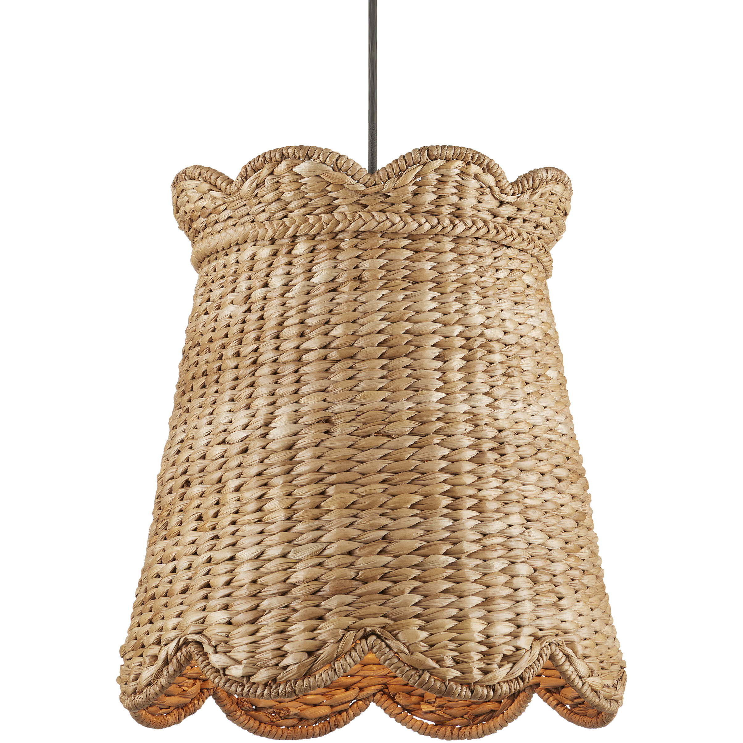 Annabelle 1 Light 20.75 inch Natural Pendant Ceiling Light, Medium, Suzanne Duin Collection