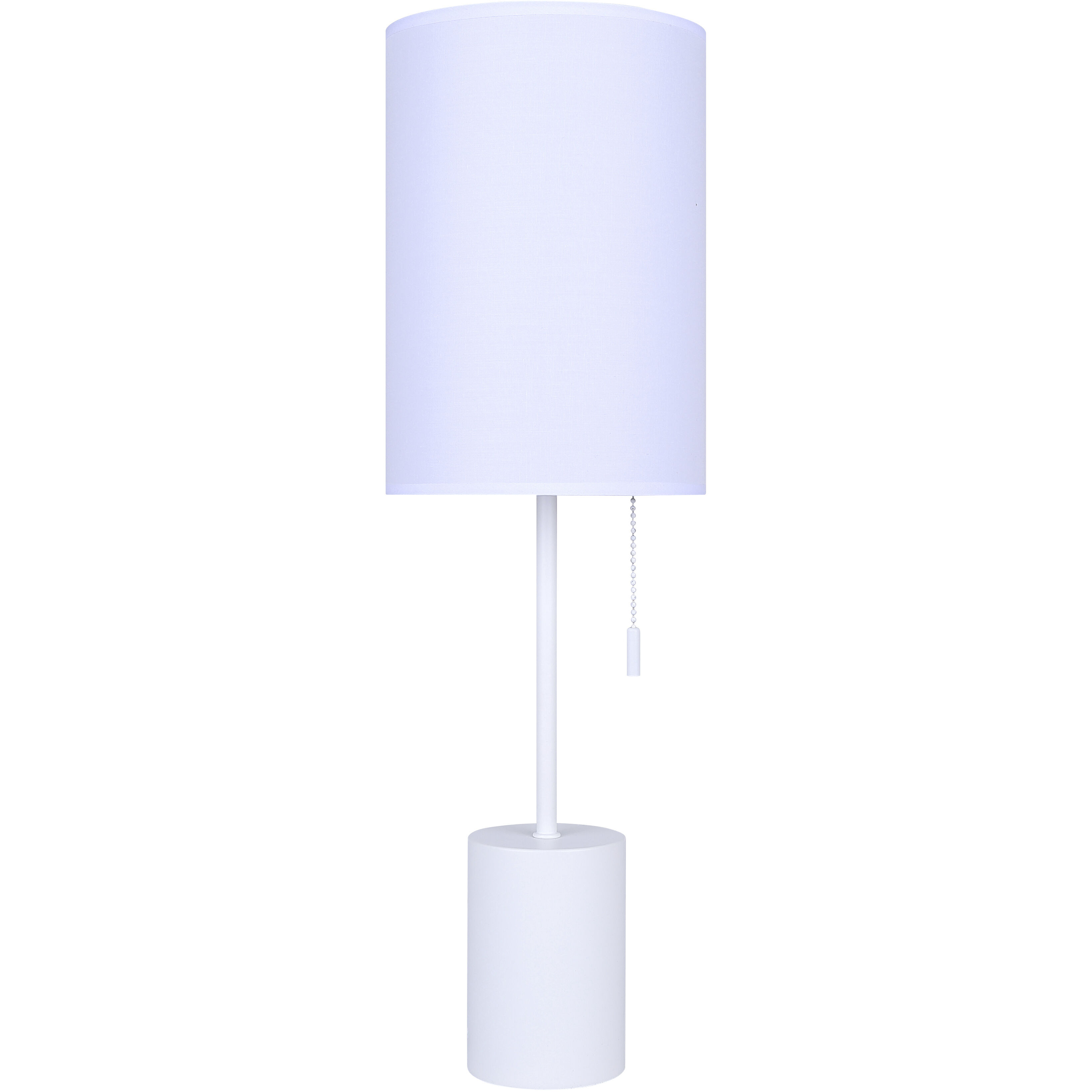 Flint 23 inch 60.00 watt White Table Lamp Portable Light