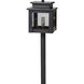 Hawthorne Empire Dark Antique Brass Path Light in Clear Seedy Glass