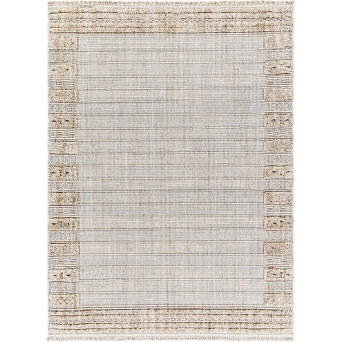 Zaragoza 84 X 63 inch Medium Gray Rug, Rectangle
