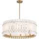 Bardon 8 Light 28.25 inch Celeste Brass Pendant Ceiling Light