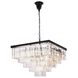 Sydney 21 Light 34 inch Matte Black Chandelier Ceiling Light