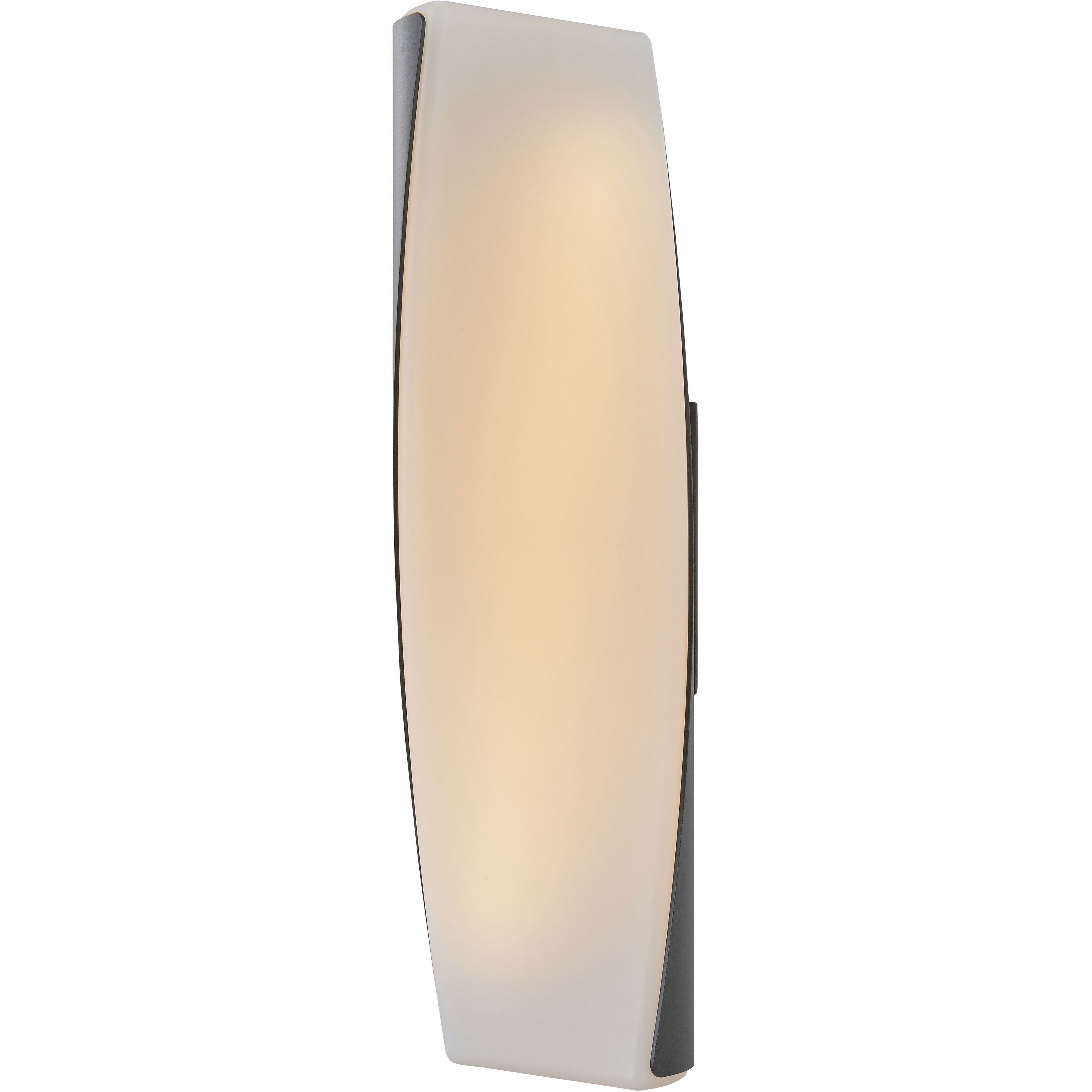 Vortex LED 15 inch Matte Black Outdoor Wall Light