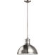 Pratt Street Metal 3 Light 16 inch Brushed Nickel Pendant Ceiling Light