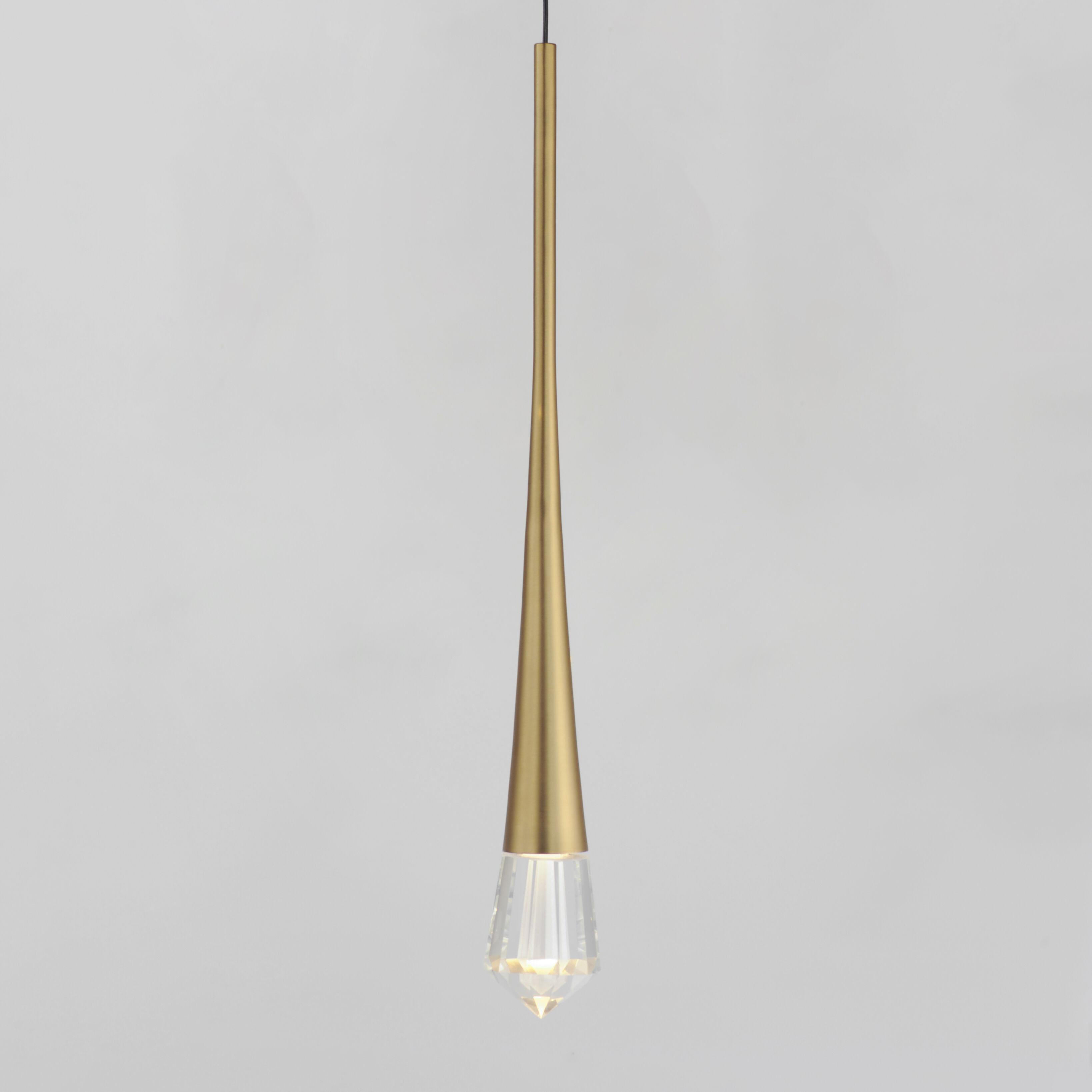 Pierce LED 2.25 inch Gold Single Pendant Ceiling Light
