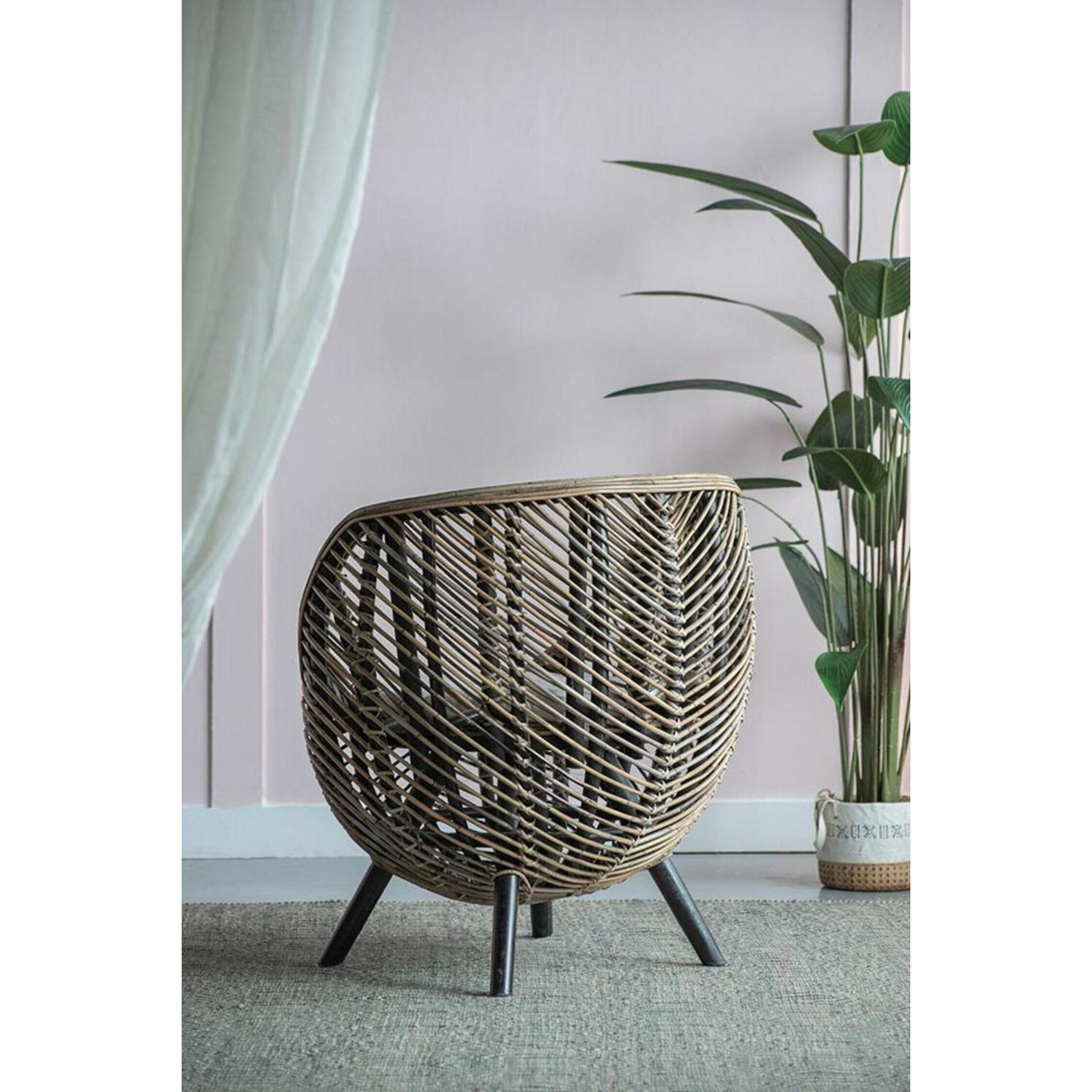 Gogo Brown Chair, With Cushion