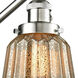 Chatham 35 inch 3.50 watt Satin Nickel Swing Arm Wall Light, Franklin Restoration