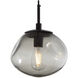 Nova Incandescent 1 Light 10 inch Burnished Bronze Pendant Ceiling Light in Smoke